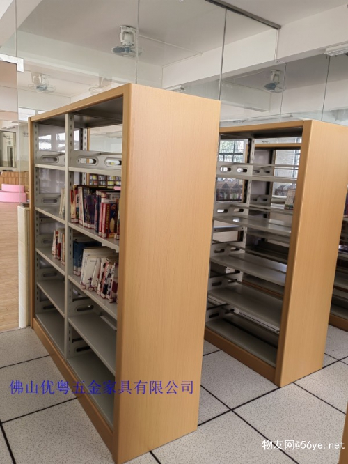 海南書柜書架圖書密集架組裝鋼木書架移動(dòng)密集柜廠家供貨