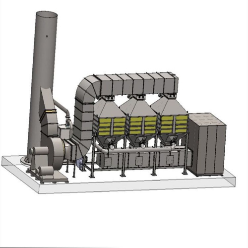 催化燃燒設(shè)備 有機(jī)廢氣治理 蓄熱裝置活性炭吸附脫附一體機(jī)